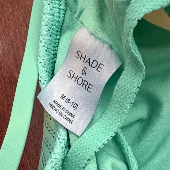 Shade and Shore Turquoise One-Piece Swimsuit - Picture 5 of 5